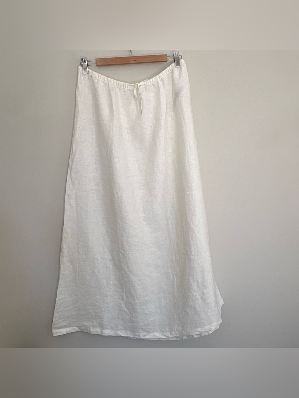 Zara Home White Linen Maxi Skirt - size M - Picture 8 of 8